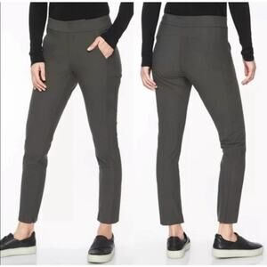 Athleta Pants Womens 2 Green Gray Stellar Trouser Pockets Athletic Casual Work